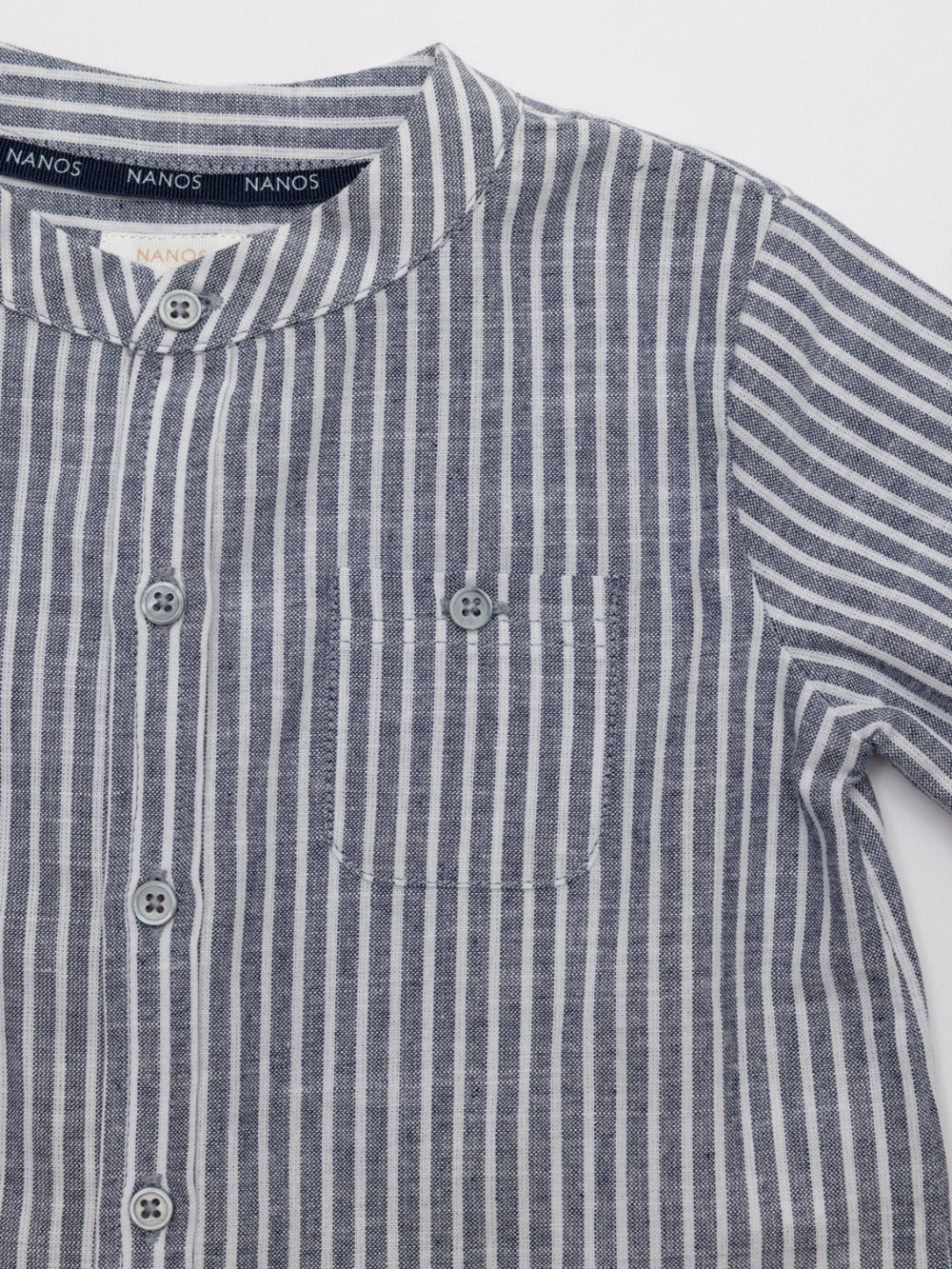 CAMISA POPELÍN RAYAS AZUL