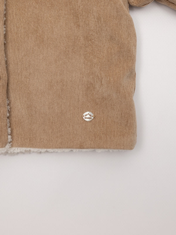 CAZADORA MICROPANA PELO CARAMELO