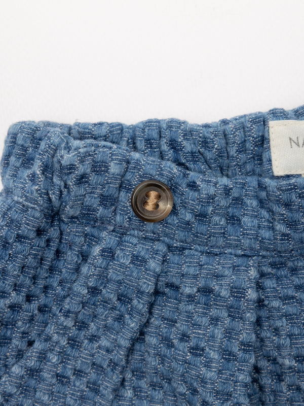 PANTALÓN CORTO ESTRUCTURA AZUL