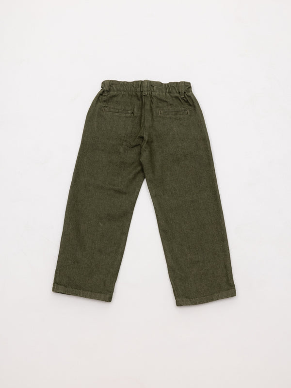 Pantalón gomas sarga soft lazo Liberty verde