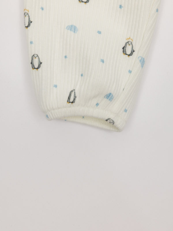 PIJAMA DOS PIEZAS PINGÜINO NATA