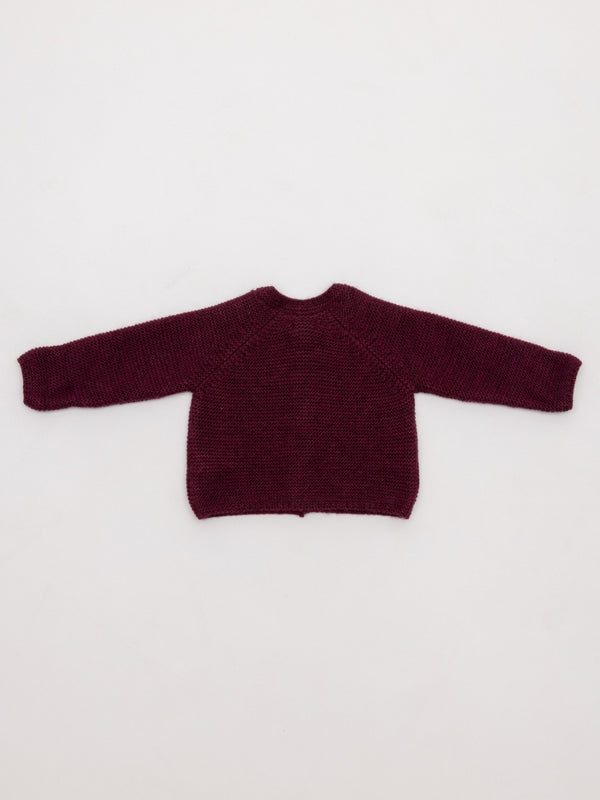 CHAQUETA RIB GRANATE