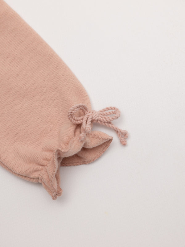 SUDADERA CAPUCHA CASAS ROSA PALO