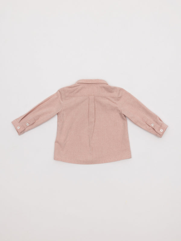 CAMISA OXFORD LIGERO GRANATE CLARO