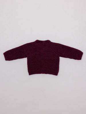 CHAQUETA RIB GRANATE