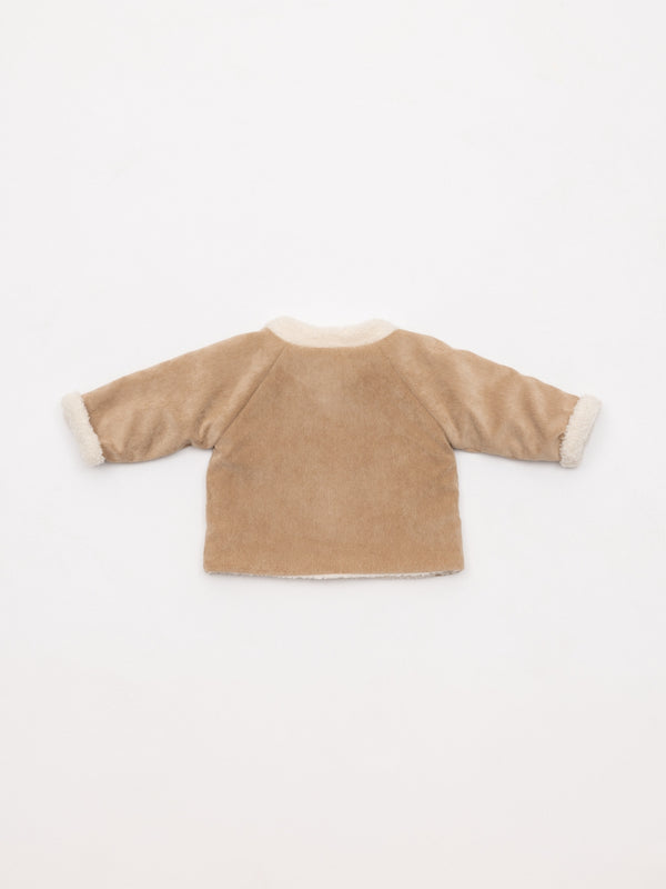 CAZADORA MICROPANA PELO CARAMELO