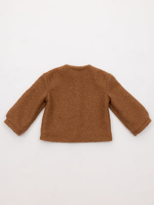 CHAQUETA DE PELO CARAMELO