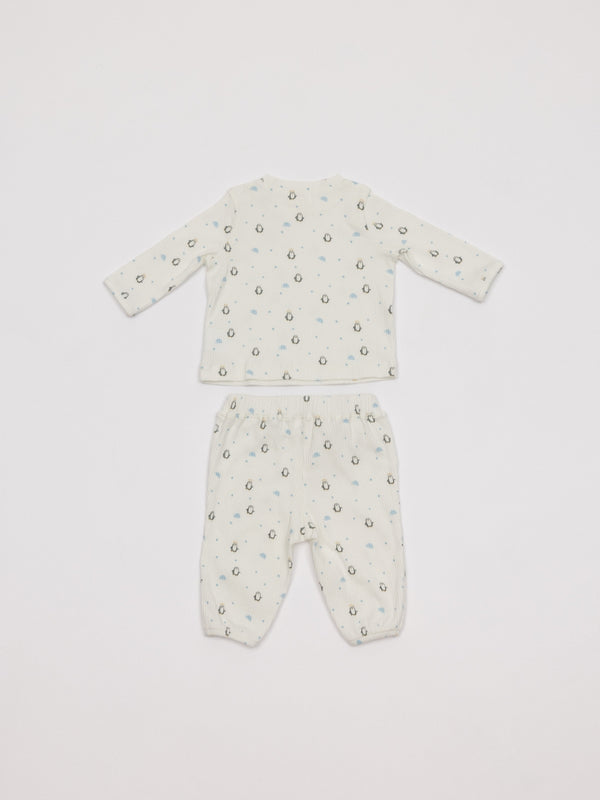 PIJAMA DOS PIEZAS PINGÜINO NATA