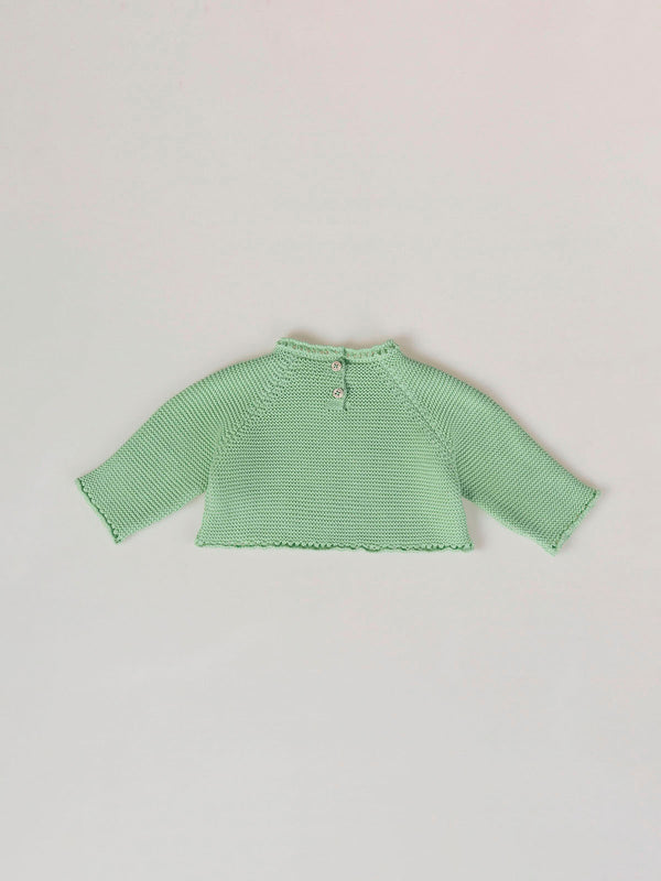 JERSEY PUNTO DETALLE ESTRELLA VERDE AGUA