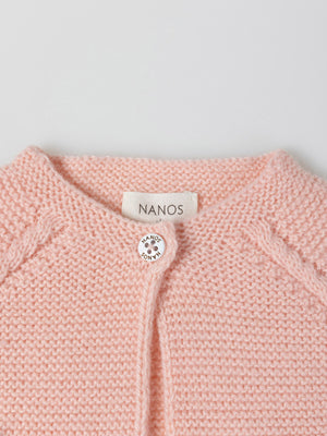 CHAQUETA CORTA VOLANTE ROSA PALO