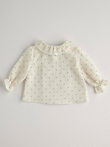 CHAMBRA ESTRELLA CUELLO VOLANTE IVORY