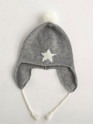 GORRO PUNTO GRIS OSCURO