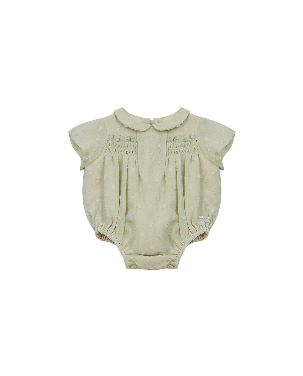 LIGHT GREEN PLUMETTI CHIFFON OVERALL