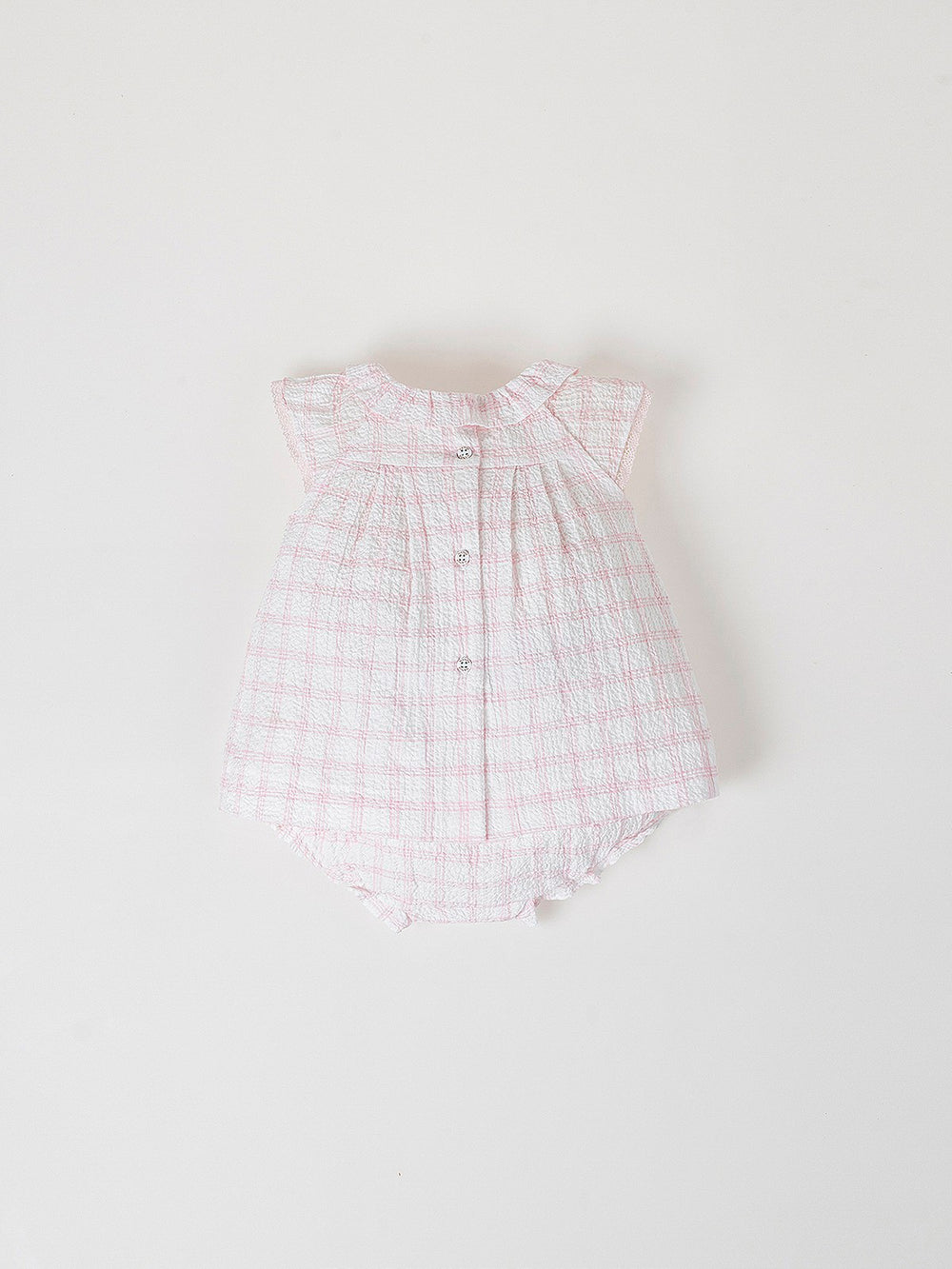 MINI WITH BABY PINK CHECKED PANTIES