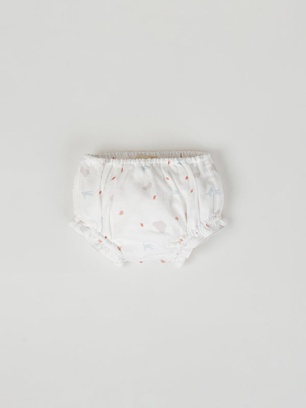 MINI WITH PURE WHITE CLOUDS PANTIES