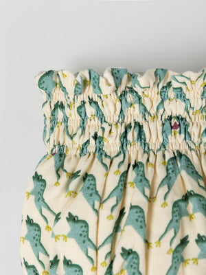 RANITA FRUNCE ESTAMPADO FROG MULTICOLOR