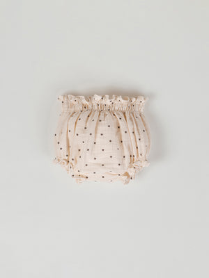 IVORY STAR PLEATED ROMPER