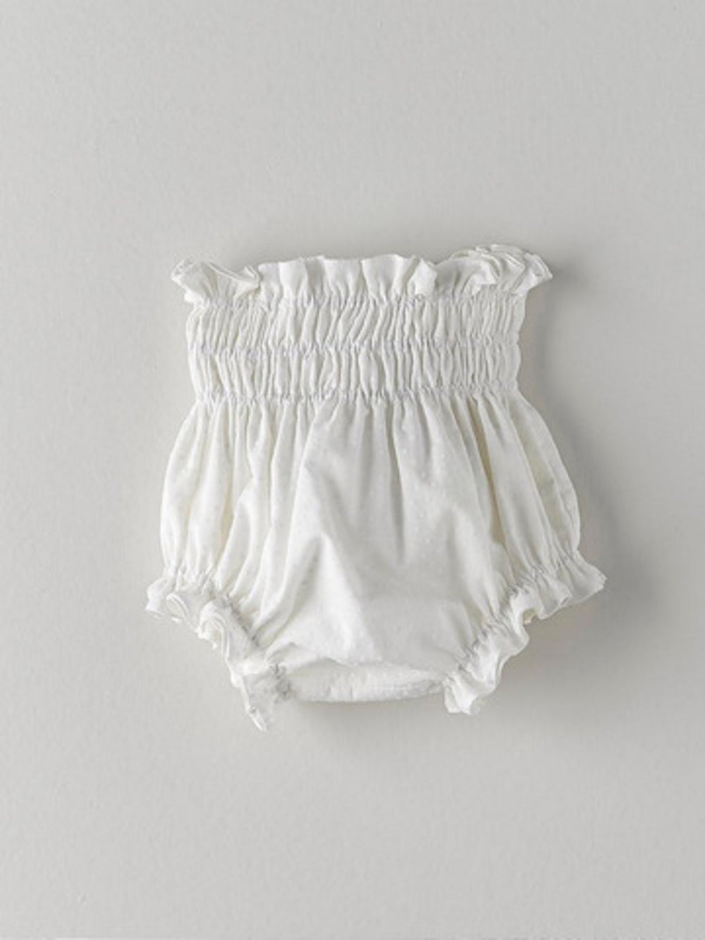 RANITA DOBLE FRUNCE BLANCO PURO