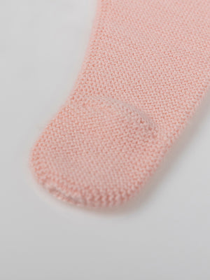 POLAINA PUNTO ROSA PALO