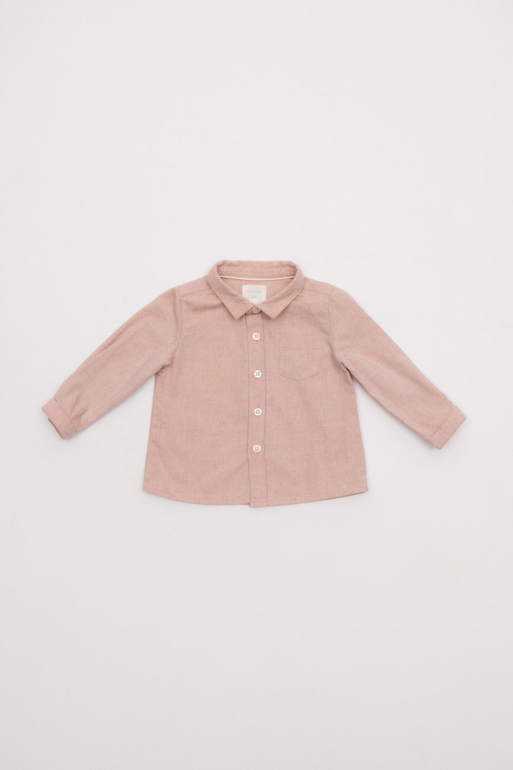 CAMISA OXFORD LIGERO GRANATE CLARO