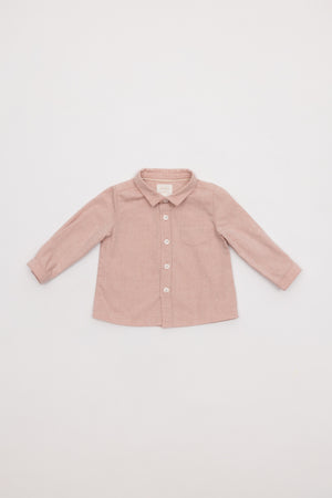 CAMISA OXFORD LIGERO GRANATE CLARO