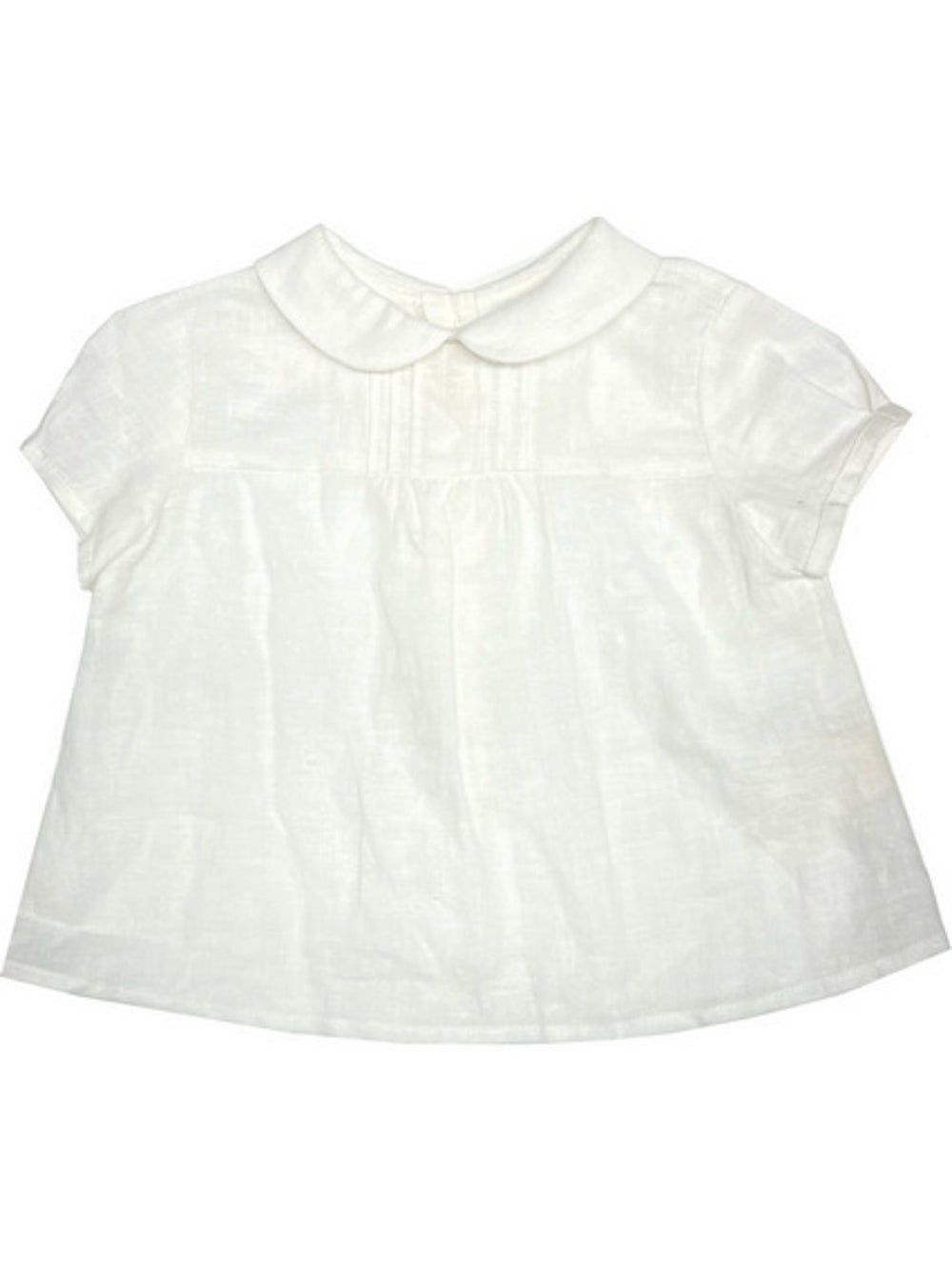 CAMISA LINO M. CORTA BLANCO PURO