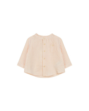 CAMISA CUELLO MAO SEERSUCKER LISTAS MANDARINA