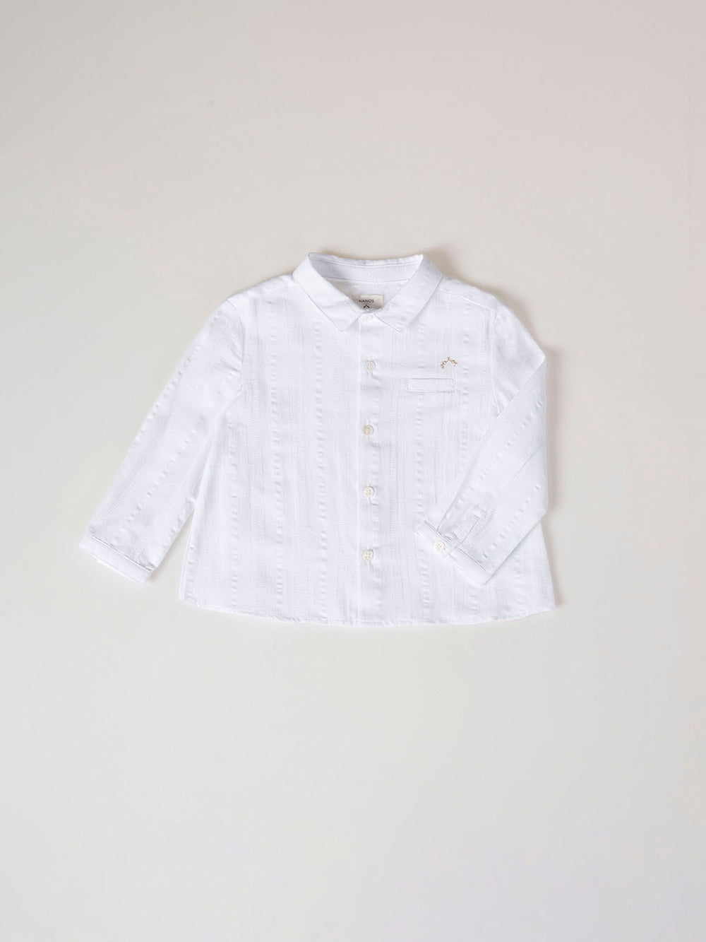CAMISA ESTRUCTURA BOLSILLO BLANCO ROTO