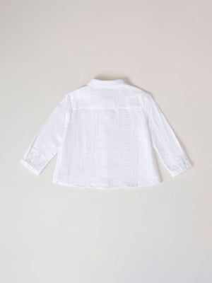 CAMISA ESTRUCTURA BOLSILLO BLANCO ROTO
