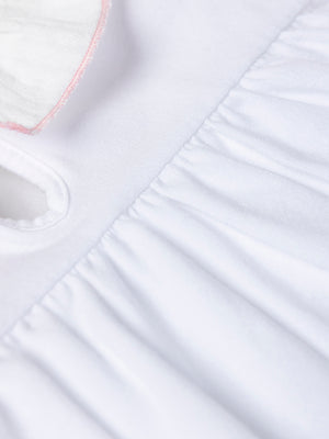 CAMISETA COMBINADA ESTAMPADO RABBIT BLANCO PURO