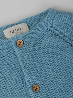 CHAQUETA DE PUNTO LINK CORTA VERDE BOTELLA