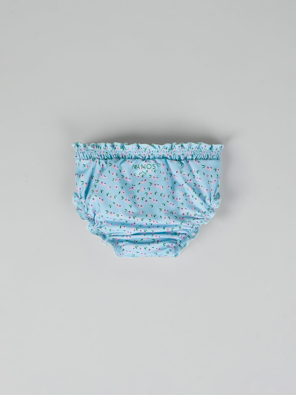 BRAGUITA BAÑO ESTAMPADO ARÁNDANOS AZUL CLARO