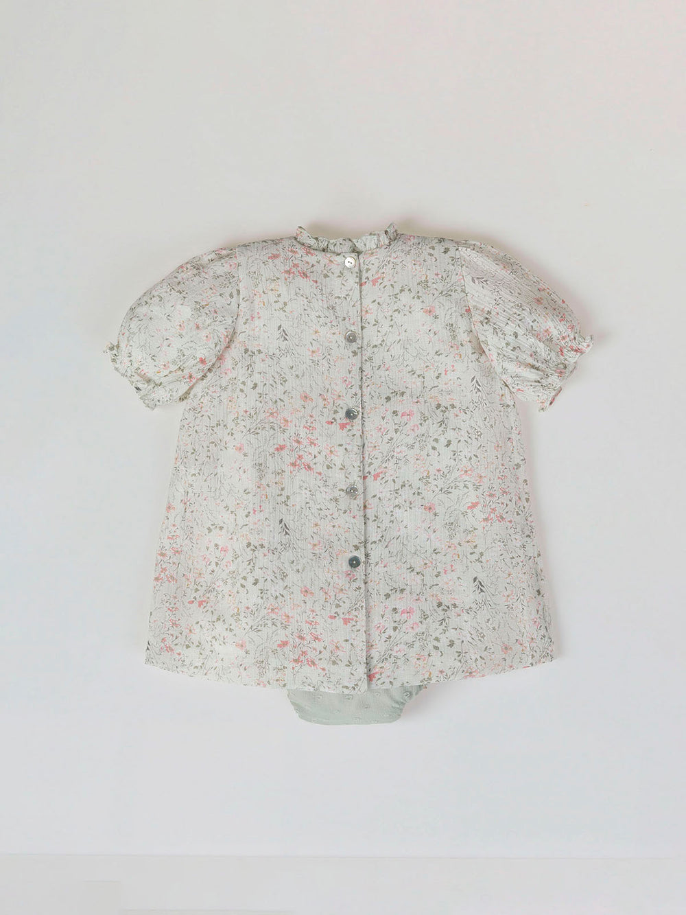 MINI CON BRAGUITA ESTAMPADO BAMBULA FANTASÍA VERDE CLARO