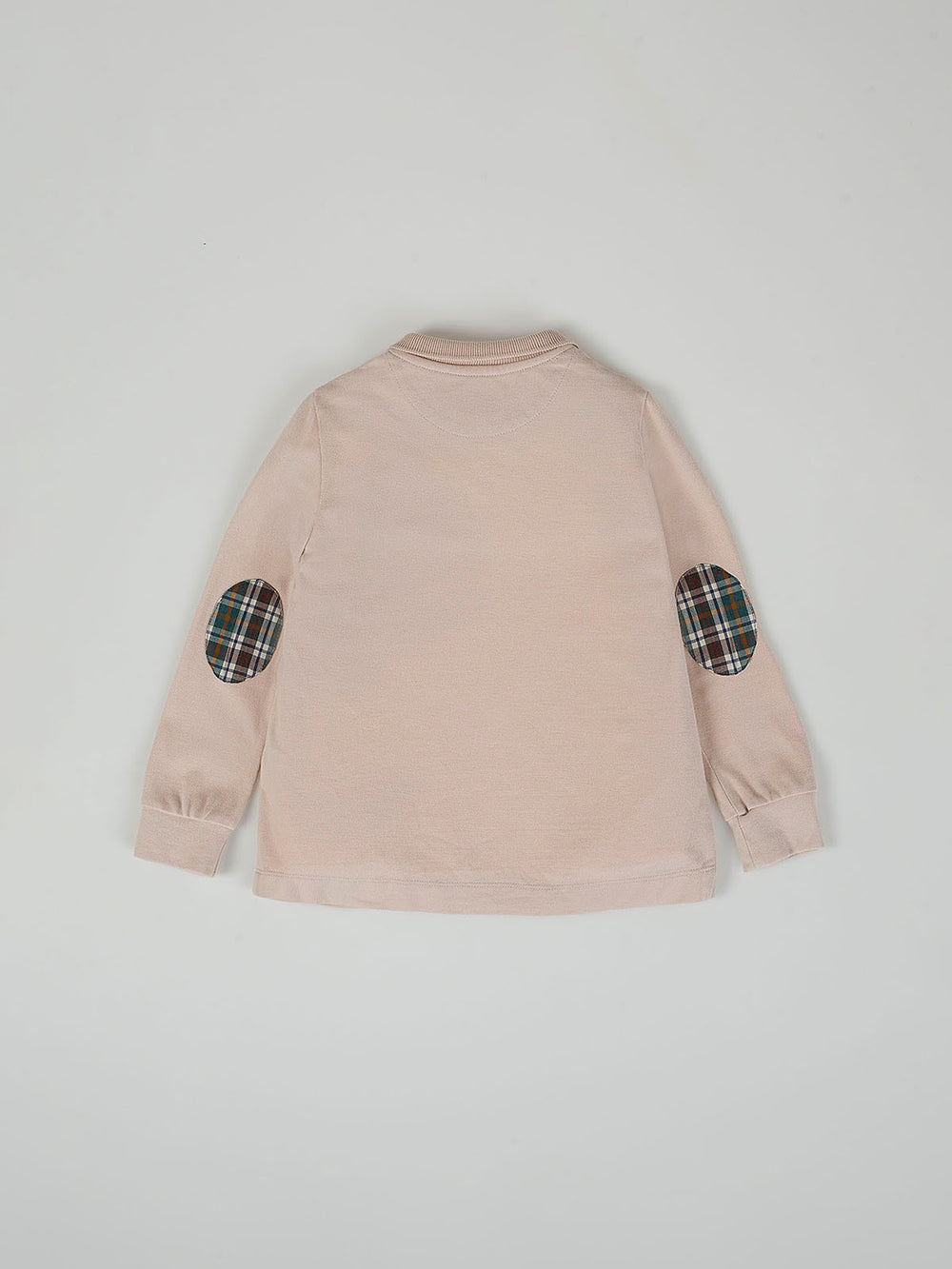 PATCH Nº9 LONG SLEEVE POLO SAND