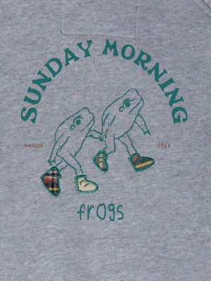 SUDADERA SUNDAY MORNING GRIS PERLA
