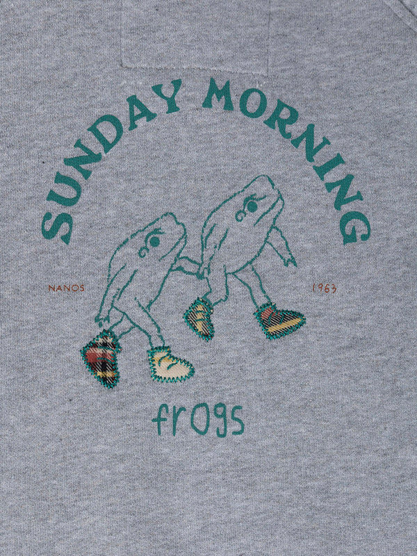 SUDADERA SUNDAY MORNING GRIS PERLA