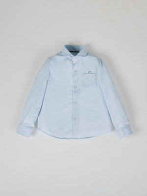 CAMISA CEREMONIA AZUL BEBÉ