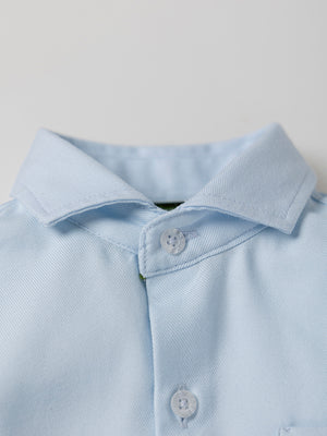 CAMISA CEREMONIA AZUL BEBÉ