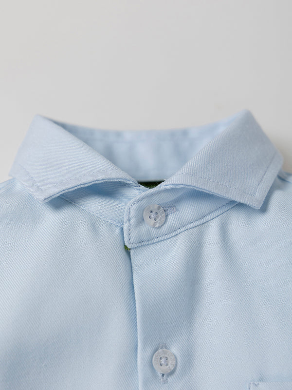 CAMISA CEREMONIA AZUL BEBÉ