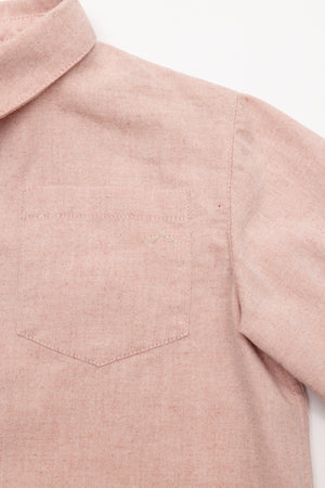CAMISA OXFORD LIGERO GRANATE CLARO