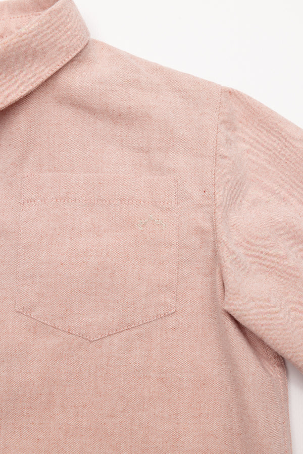 CAMISA OXFORD LIGERO GRANATE CLARO