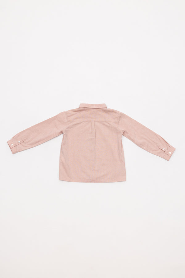 CAMISA OXFORD LIGERO GRANATE CLARO