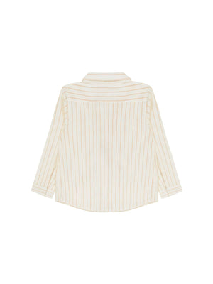 CAMISA ROYAL ALGODÓN DE RAYAS BLANCO ROTO