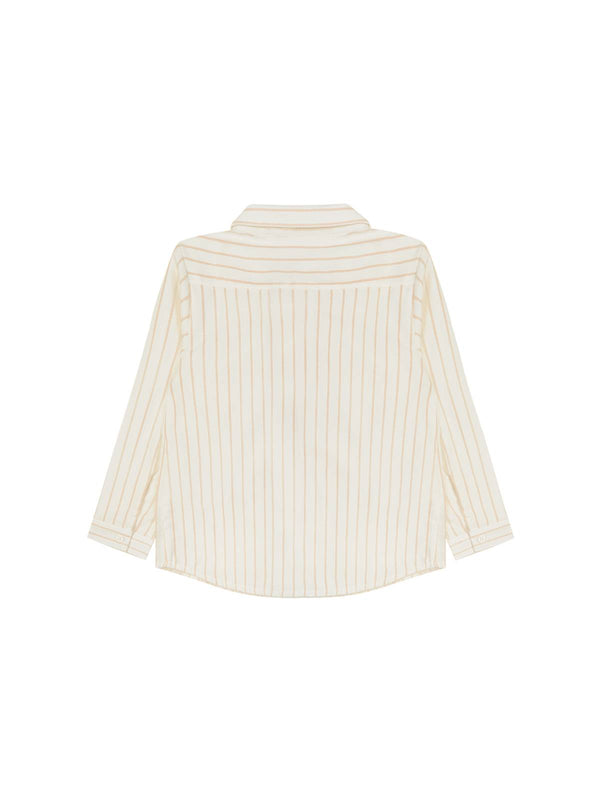 CAMISA ROYAL ALGODÓN DE RAYAS BLANCO ROTO