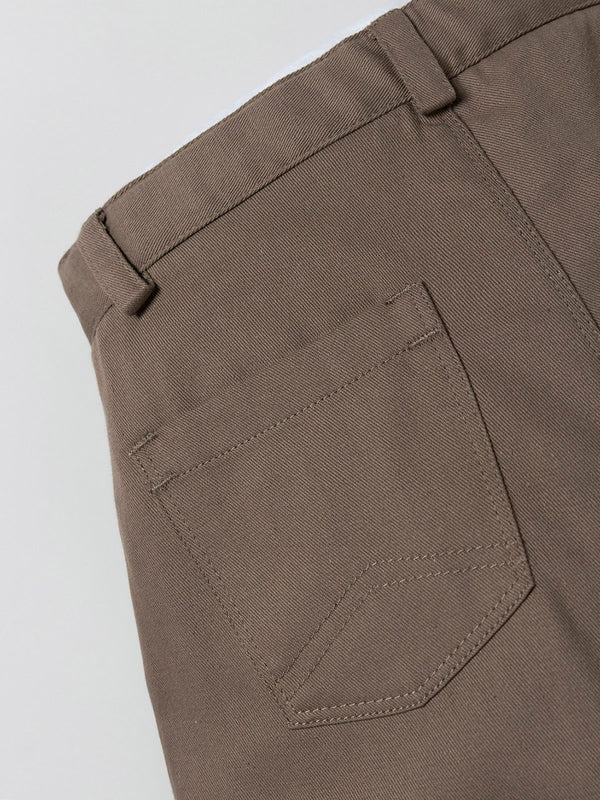 PANTALÓN JOGGER BOLSILLOS CHINO MARRÓN CHOCOLATE