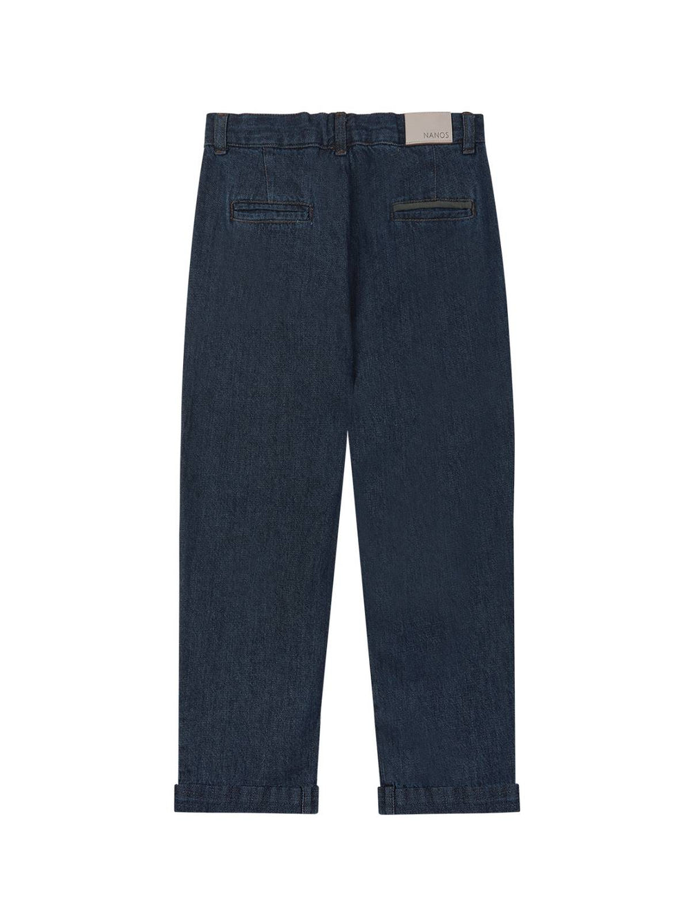 PANTALÓN DENIM PINZAS ÍNDIGO