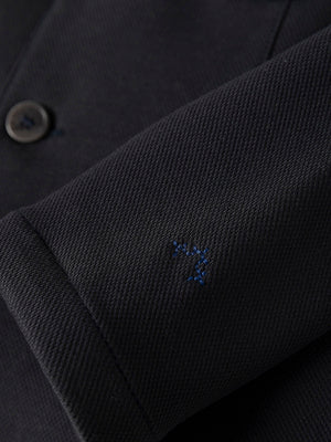 BLAZER CEREMONIA EFECTO NIDO DE ABEJA AZUL MARINO