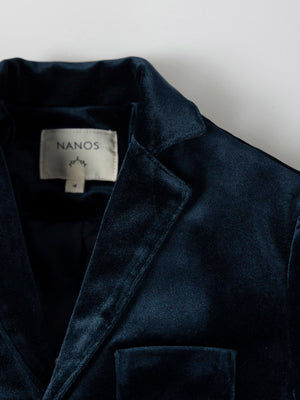 BLAZER TERCIOPELO AZUL MARINO