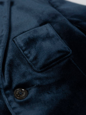 BLAZER TERCIOPELO AZUL MARINO