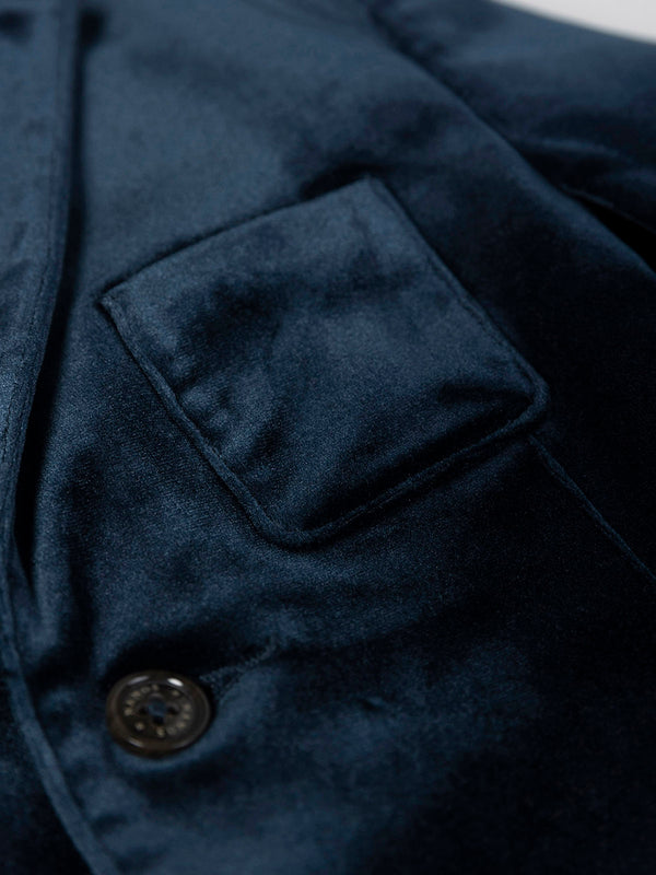 BLAZER TERCIOPELO AZUL MARINO
